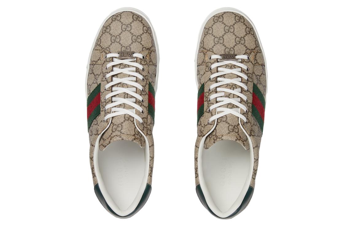 Футболка 'GG Crystal Canvas Beige' GUCCI, цвет эбеновое дерево — фото 4