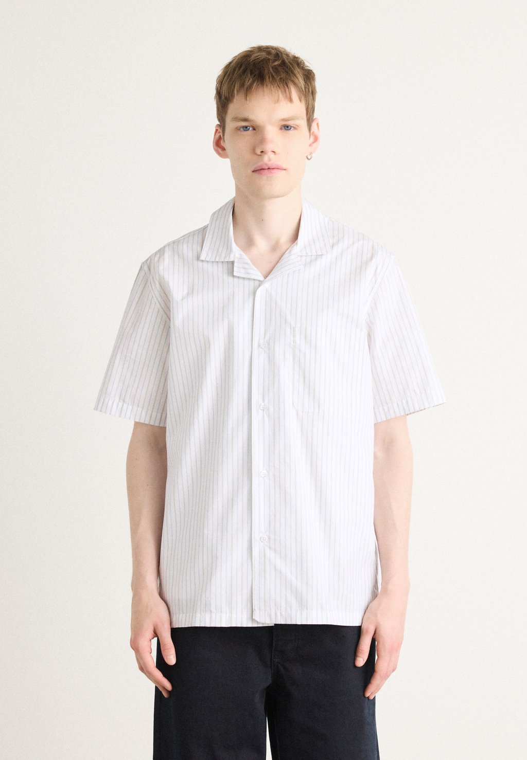 

Рубашка KENJI STRIPE Mads Nørgaard, белый