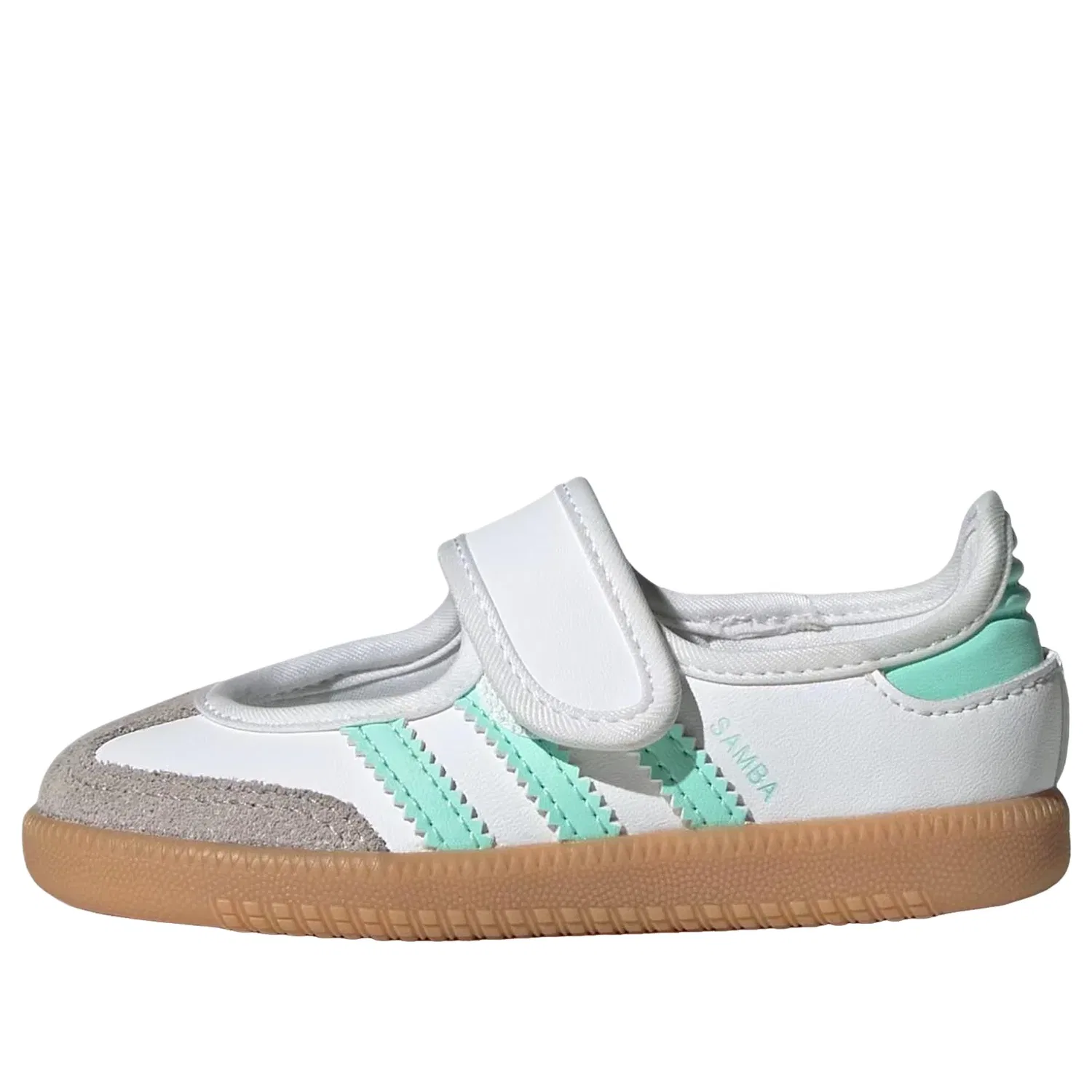 Кроссовки Adidas Samba Jane 'White Easy Green' JP9542, зеленый