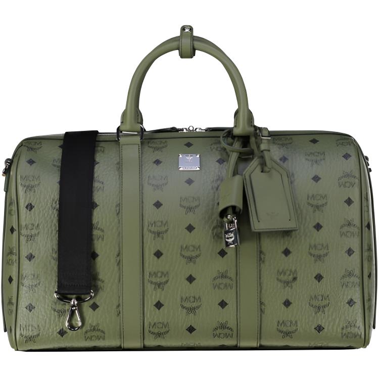 

MCM Ottomar искусственная кожа дорожная сумка женская Khaki Moss