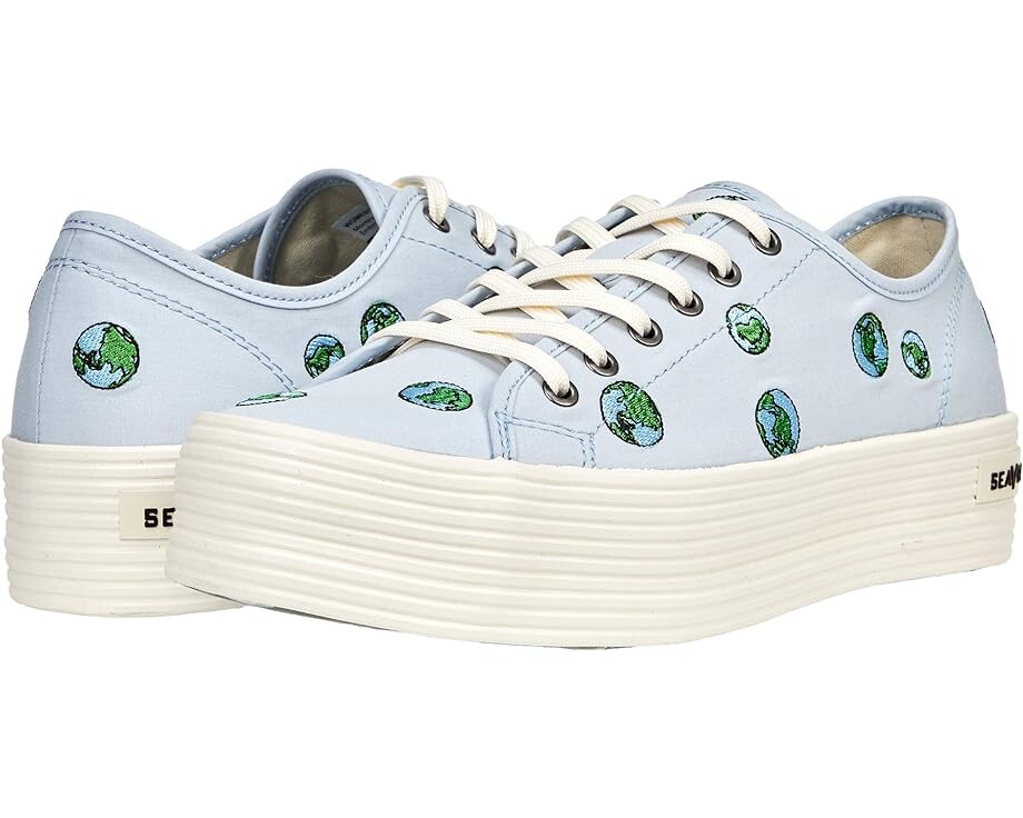 

Кроссовки SeaVees Monterey Sneaker Platform, цвет Blue Mist Earth