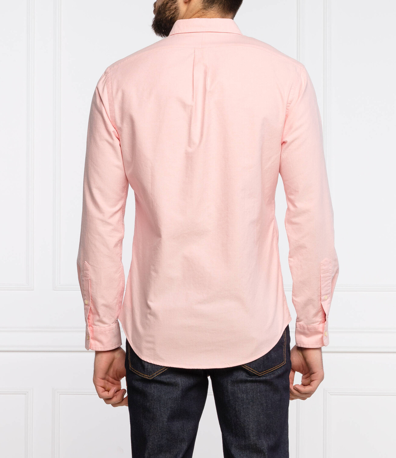 Рубашка POLO RALPH LAUREN slim fit, роза — фото 4