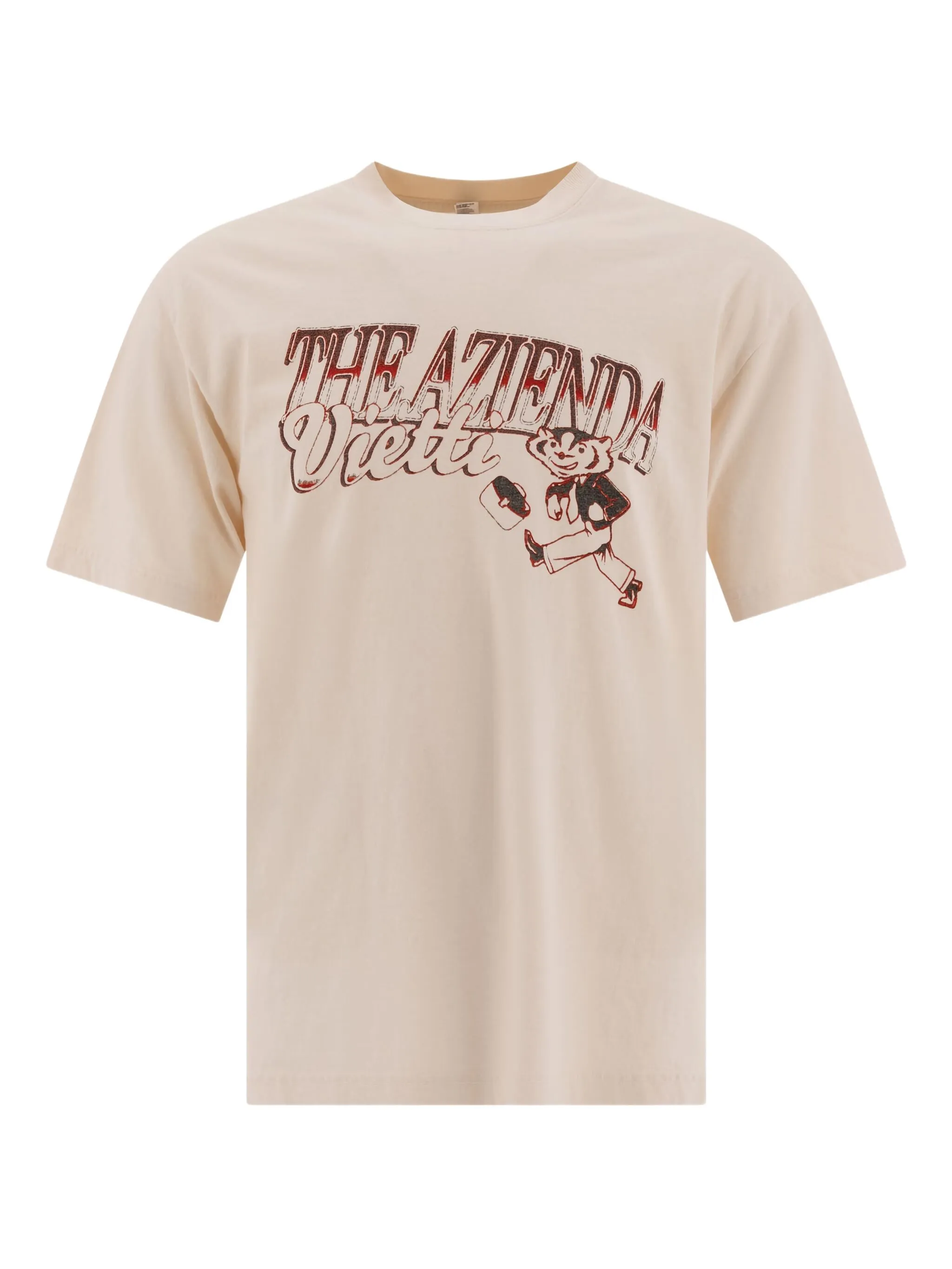 

Футболка с графичным принтом Vietti Merchandise, бежевый