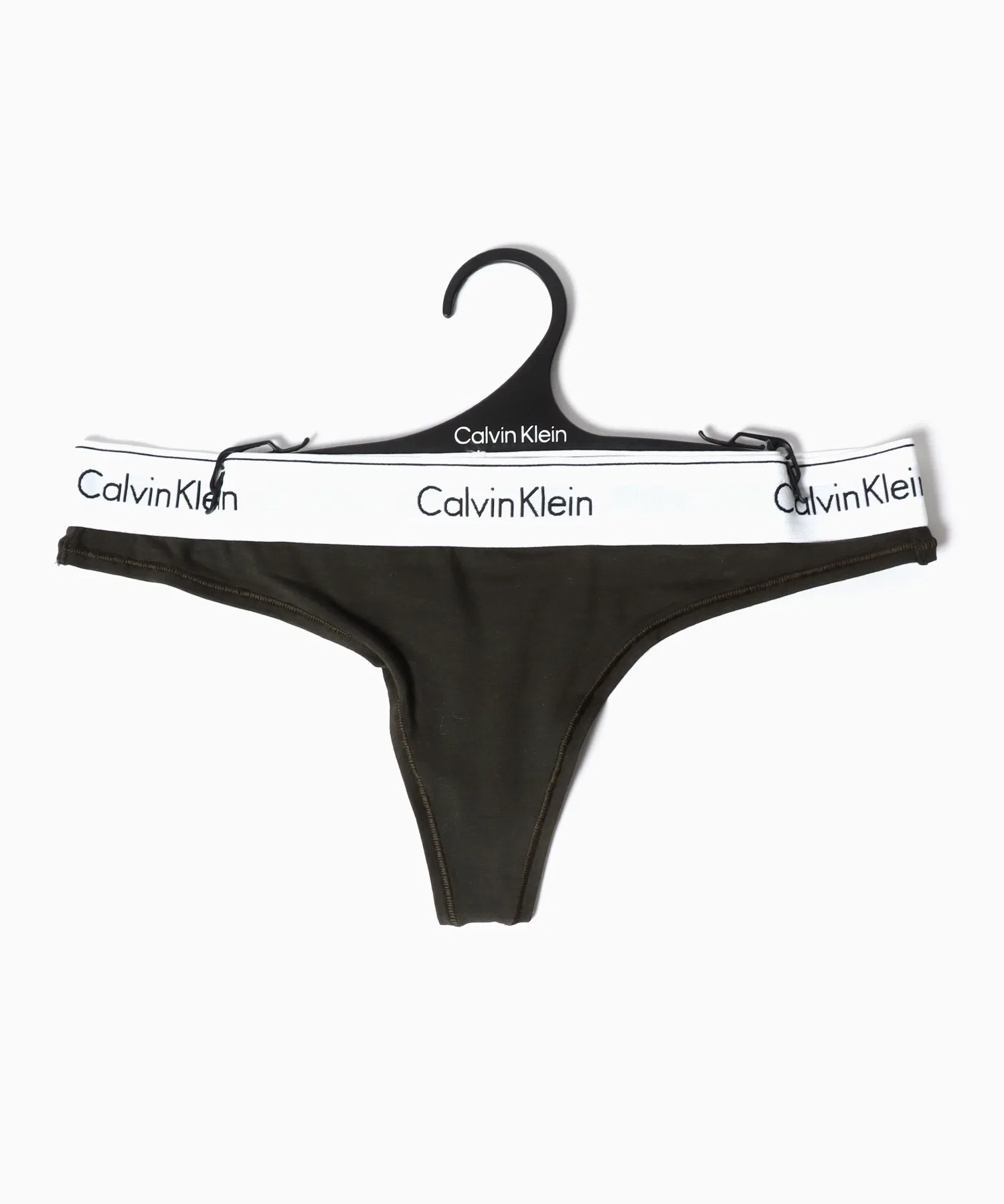 Шорты-стринги Calvin Klein с логотипом на поясе — фото 4