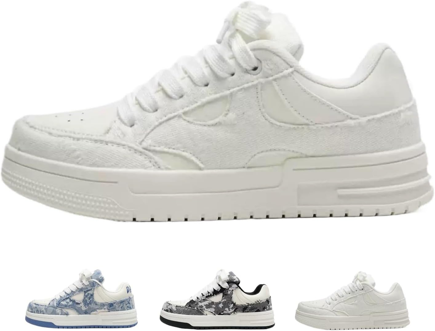 

Женские и мужские кроссовки Y2K массивные модные стильные на платформе дышащие спортивные повседневные белые кроссовки Macefil