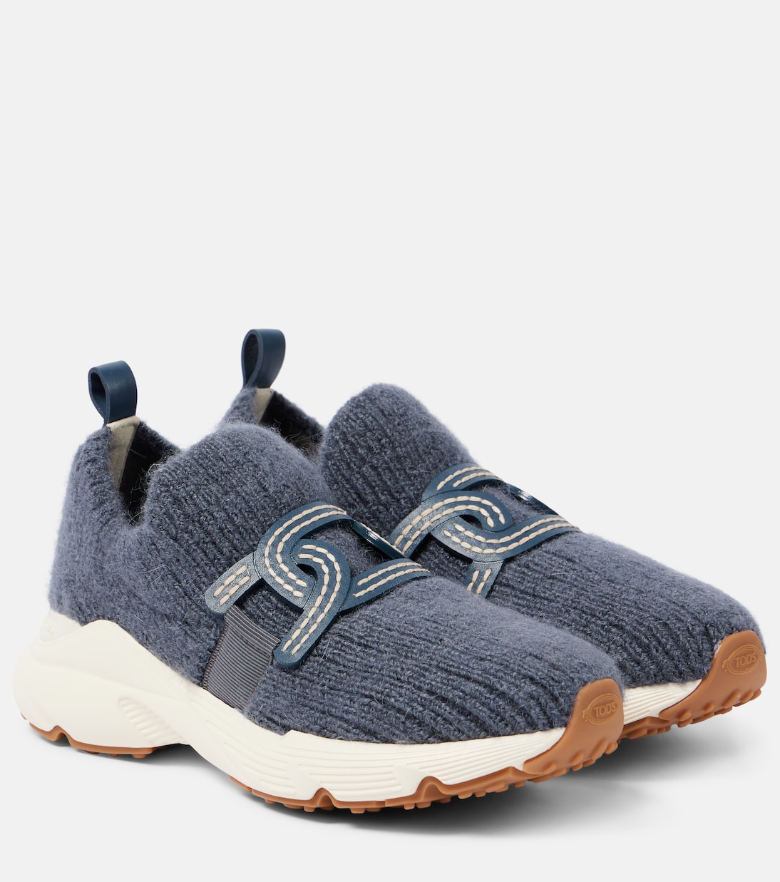 Вязаные кроссовки Кейт Tod's, Grigio Brooklyn