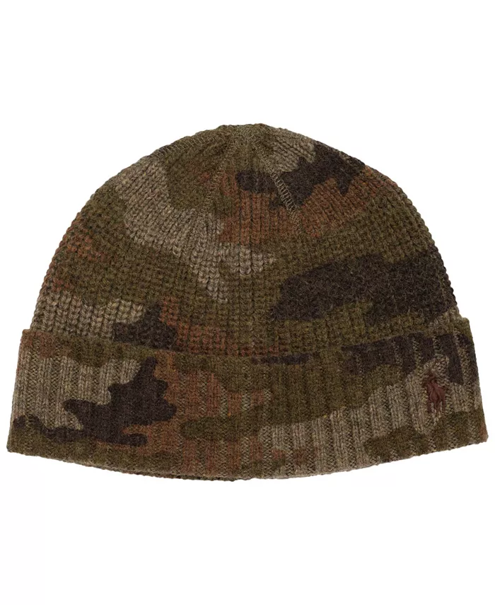 

Мужская камуфляжная шапка с принтом Polo Ralph Lauren, зеленый