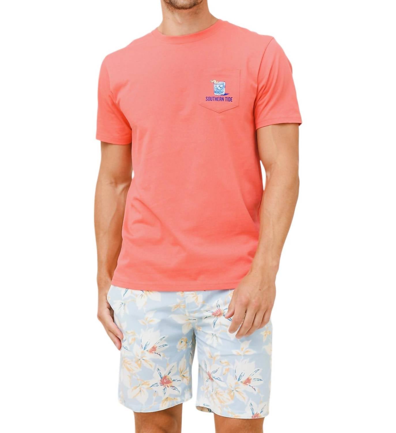 

Футболка Drinkin In The Usa, цвет Rosewood Red SOUTHERN TIDE