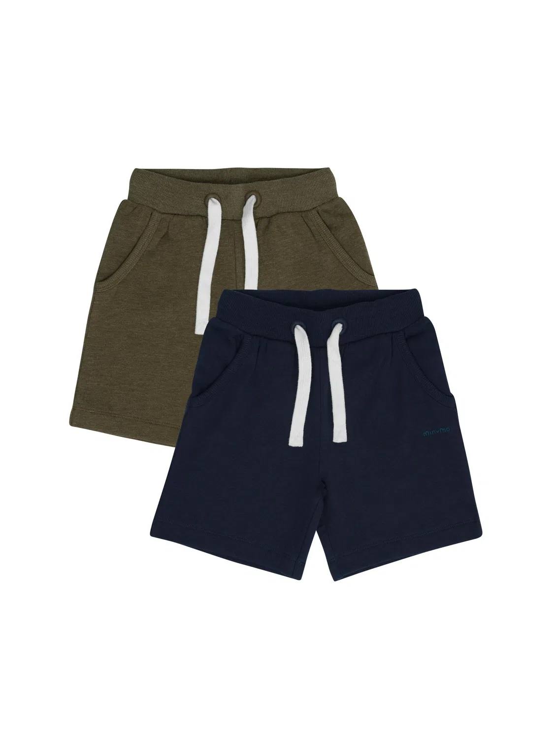 Обычные штаны 'MIBoys 2er-Pack' Minymo, Dark Blue/Khaki