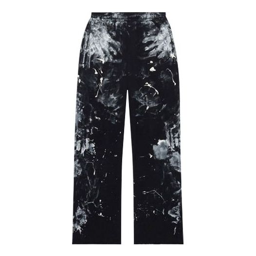 

Спортивные брюки Balenciaga Painter Sweatpants 'Black White', черный