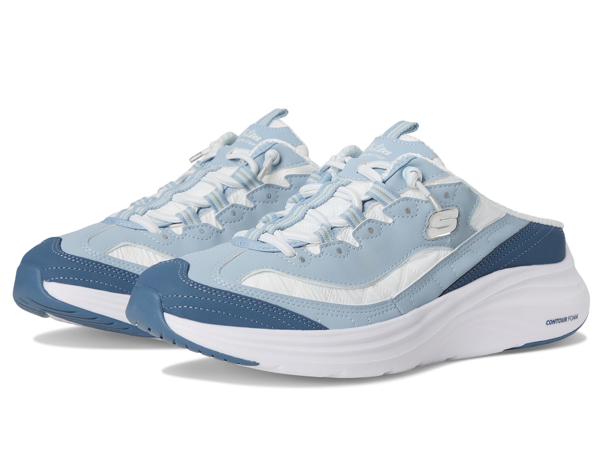 Кроссовки SKECHERS Contour Foam Cozy Fit Vintage Dream, цвет Light Blue