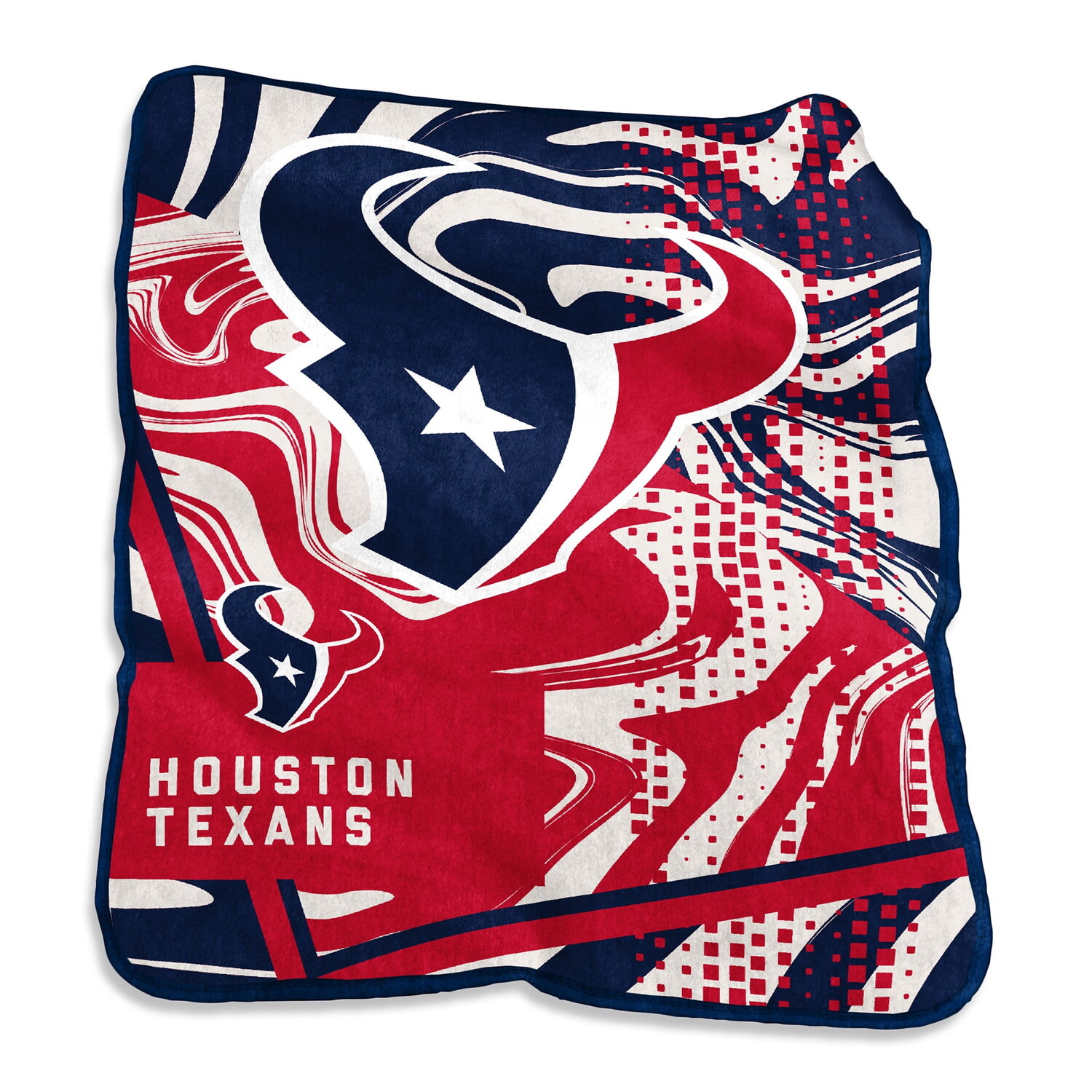 

Одеяло с вихревым узором Houston Texans Raschel Logo Brands
