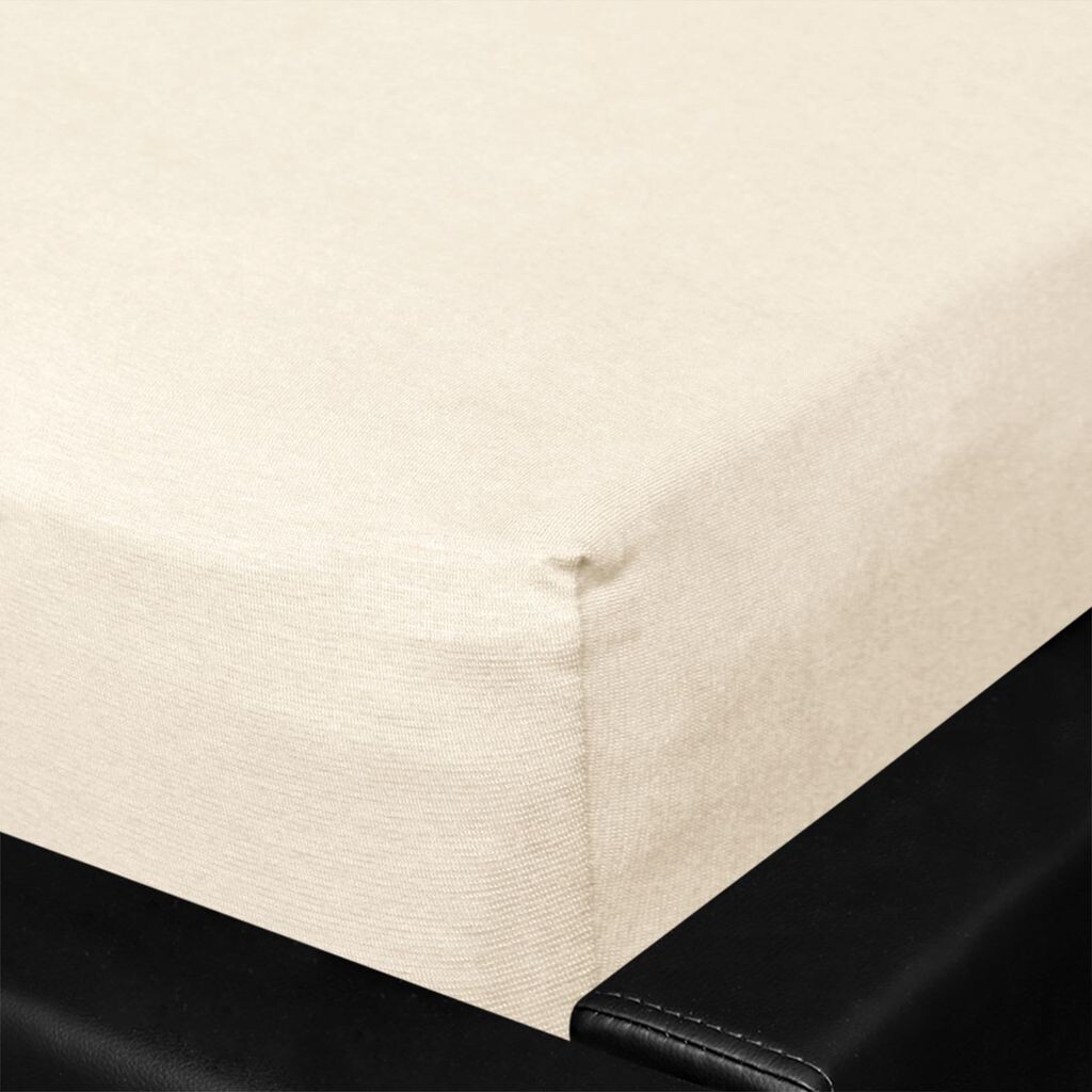 

Bettwaren-Shop Простыня приталенная трикотажная мультистрейч 140x200 - 160x220 см шерсть белая