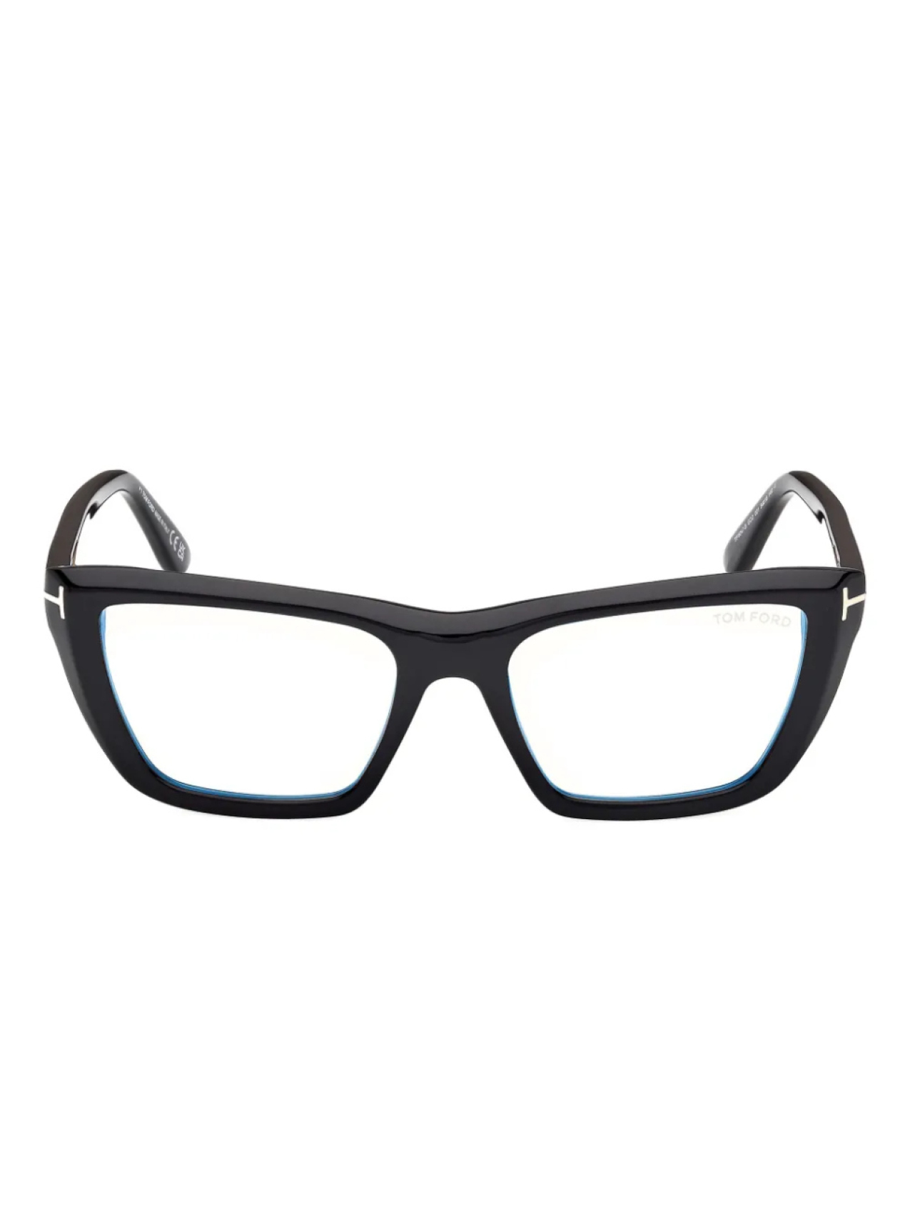 

Очки TOM FORD Eyewear в угловой оправе, черный
