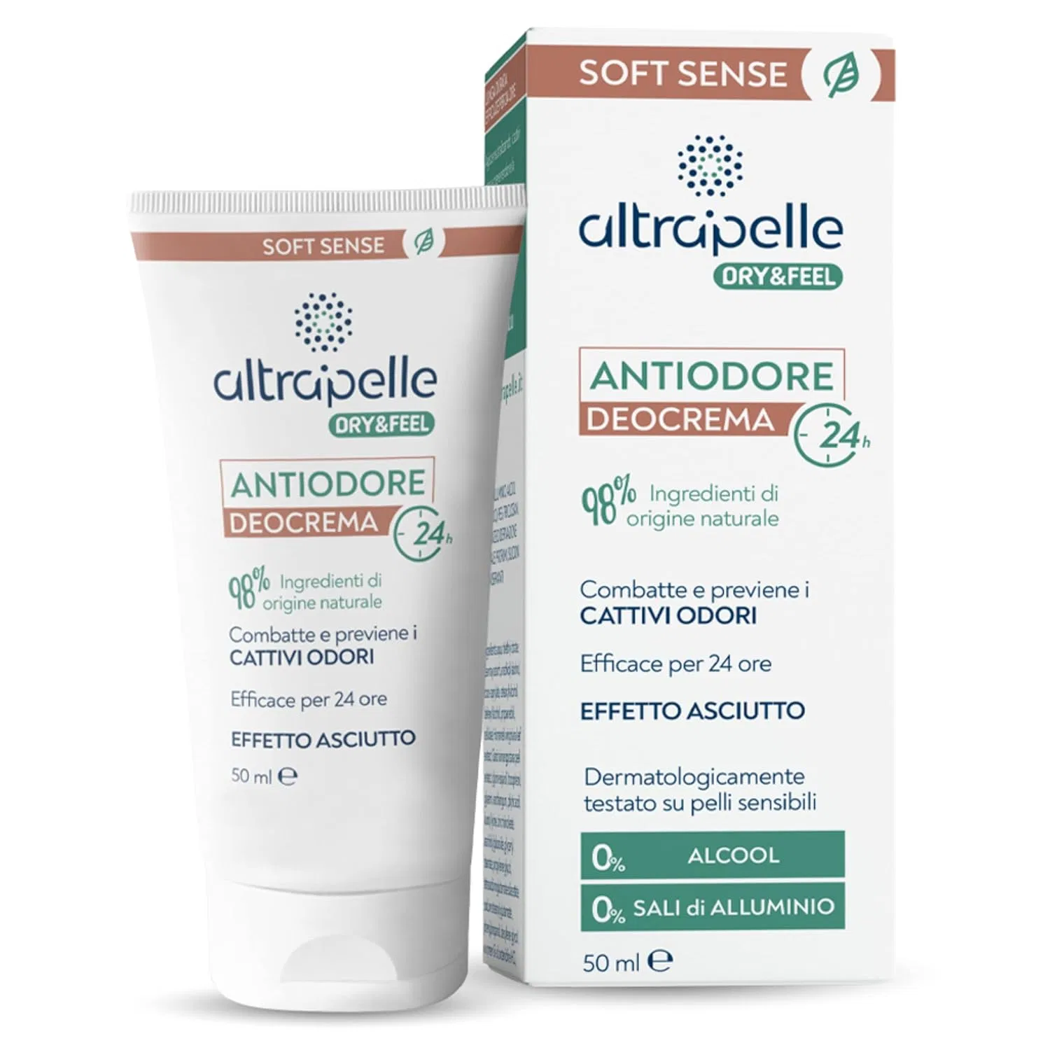 Дезодорант-крем Altrapelle Dry & Feel Antiodore 24 Hours от Difar Distribuzione Altrapelle