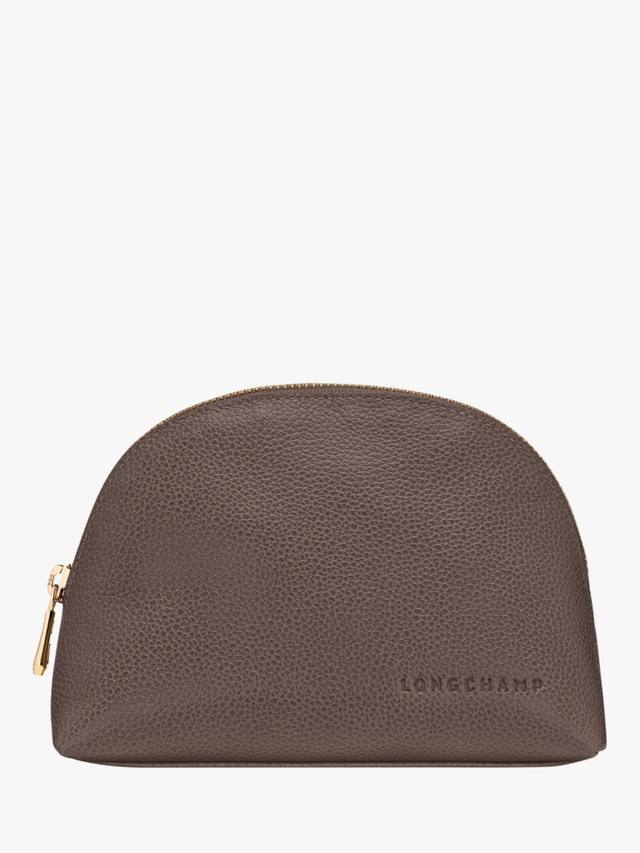 

Кожаный кошелек Le Foulonne на молнии Longchamp, Taupe