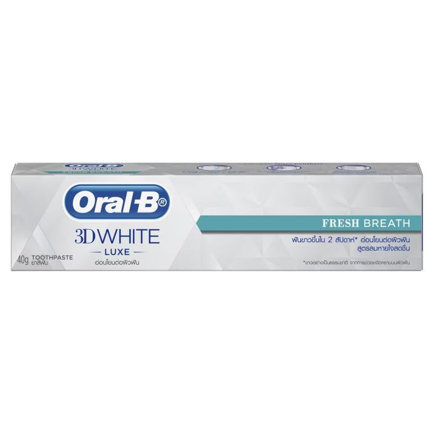 

Oral B Зубная паста Oral-B 3DWhite Luxe Fresh Breath 40 г, Green