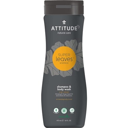 

Attitude Super Leaves Homme Спортивный шампунь и тело 2 в 1, 473 мл