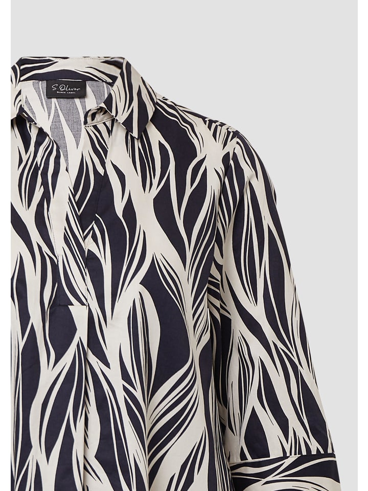 

Короткое платье s.Oliver BLACK LABEL, синий