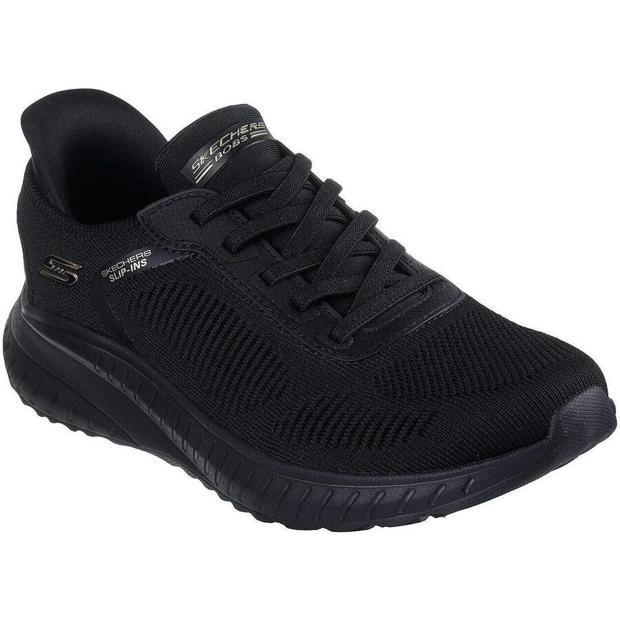 Кроссовки Skechers Bobs Squad Chaos - C, чёрные, женские