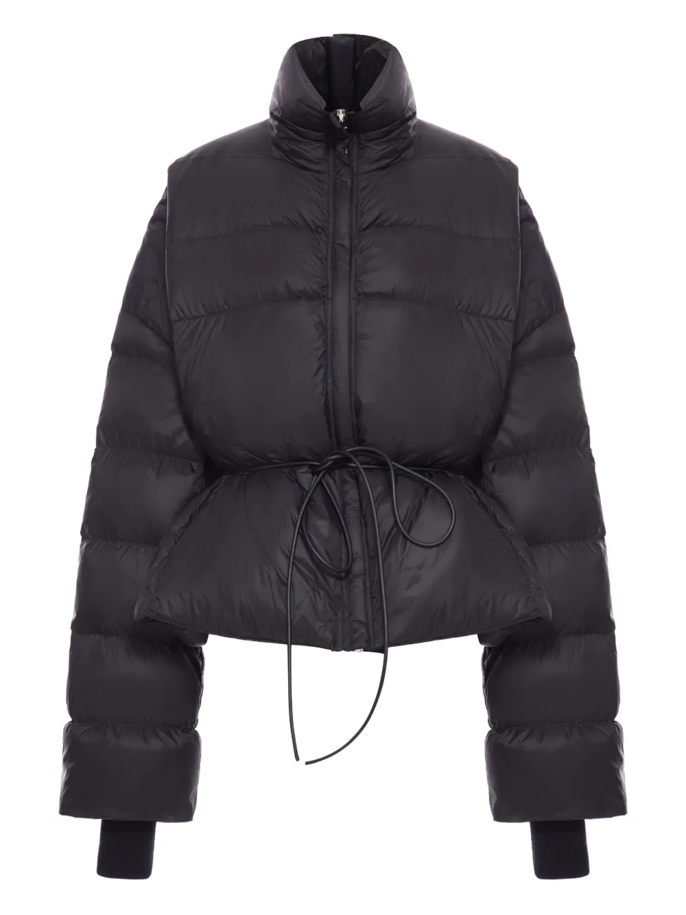 

Утепленная куртка с высоким воротом Rick Owens, черный