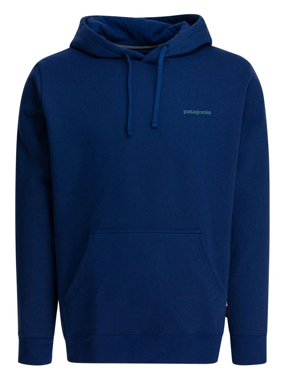 

Худи с графическим принтом и завязками Patagonia, синий