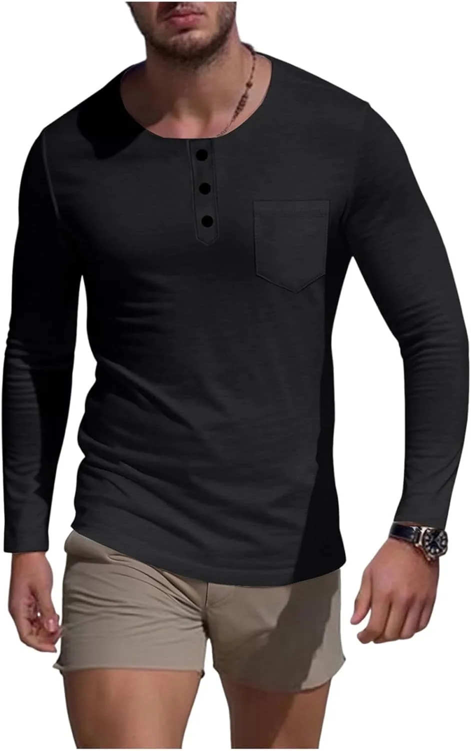 

Мужская спортивная футболка-поло Cambkatl с длинным рукавом