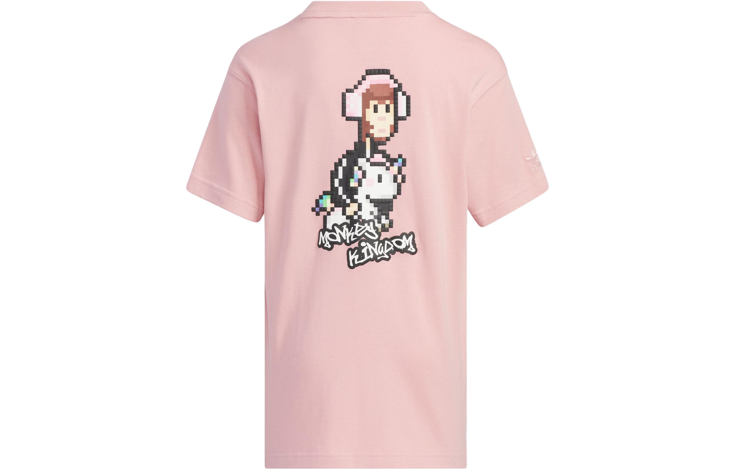 Футболка Monkey Kingdom Miracle Purple Pink для детей Adidas Originals — фото 2