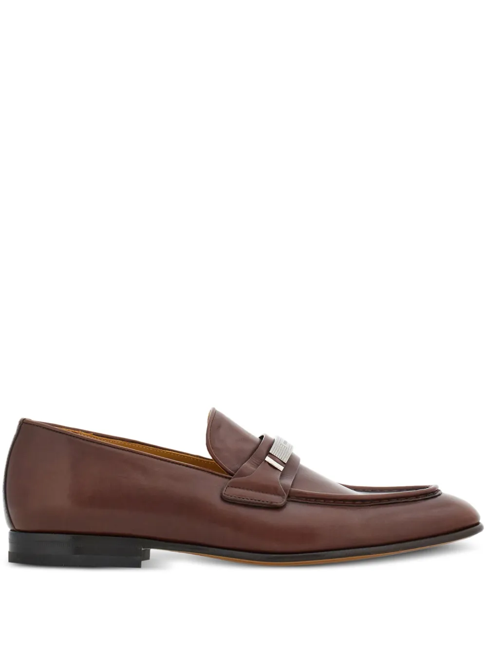 

Лоферы с логотипом Ferragamo, коричневый