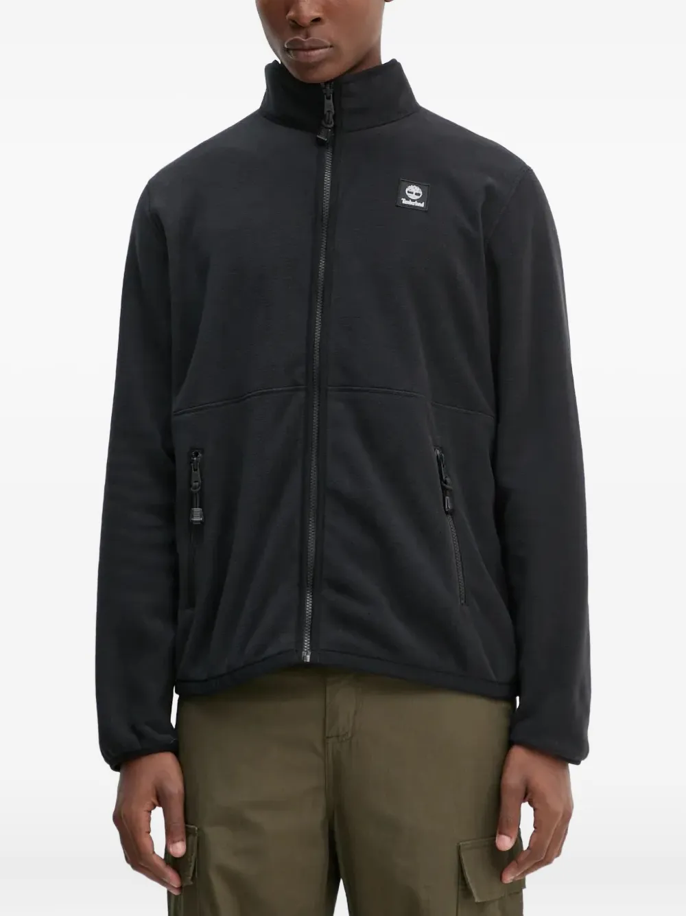 

Свитер на молнии с логотипом Timberland, черный