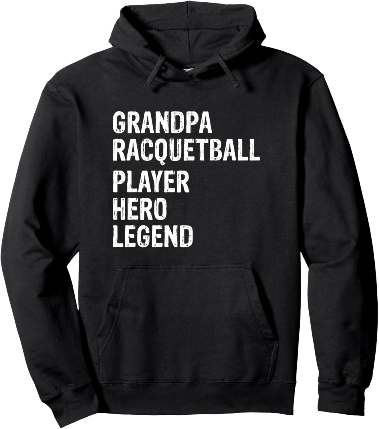 

Толстовка, Герой-легенда, игрок в ракетбол, дедушка в толстовке Racquetball Game Racquetball Grandpa, черный