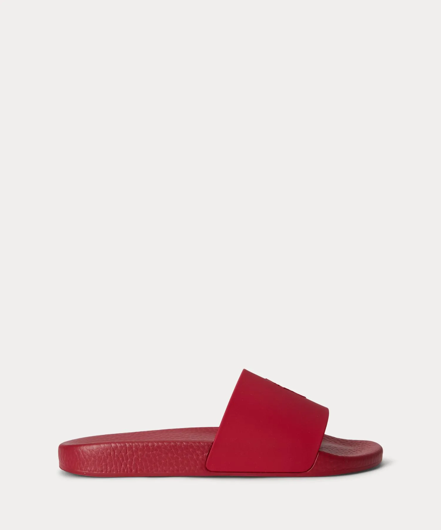 Мужские сандалии-слайды с логотипом пони POLO RALPH LAUREN Signature Pony красные