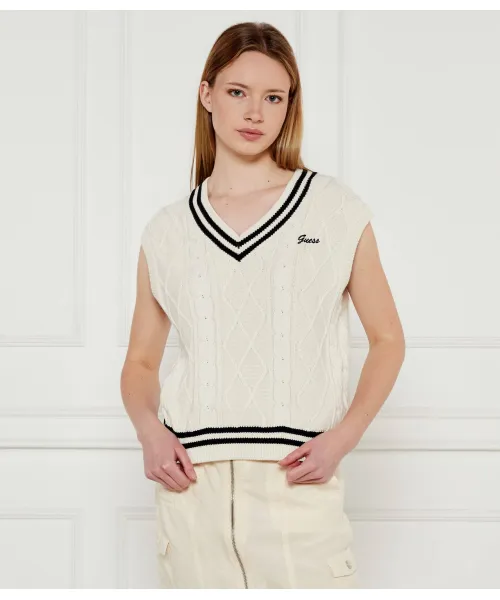 

Жилет Regular fit Guess Active, бежевый