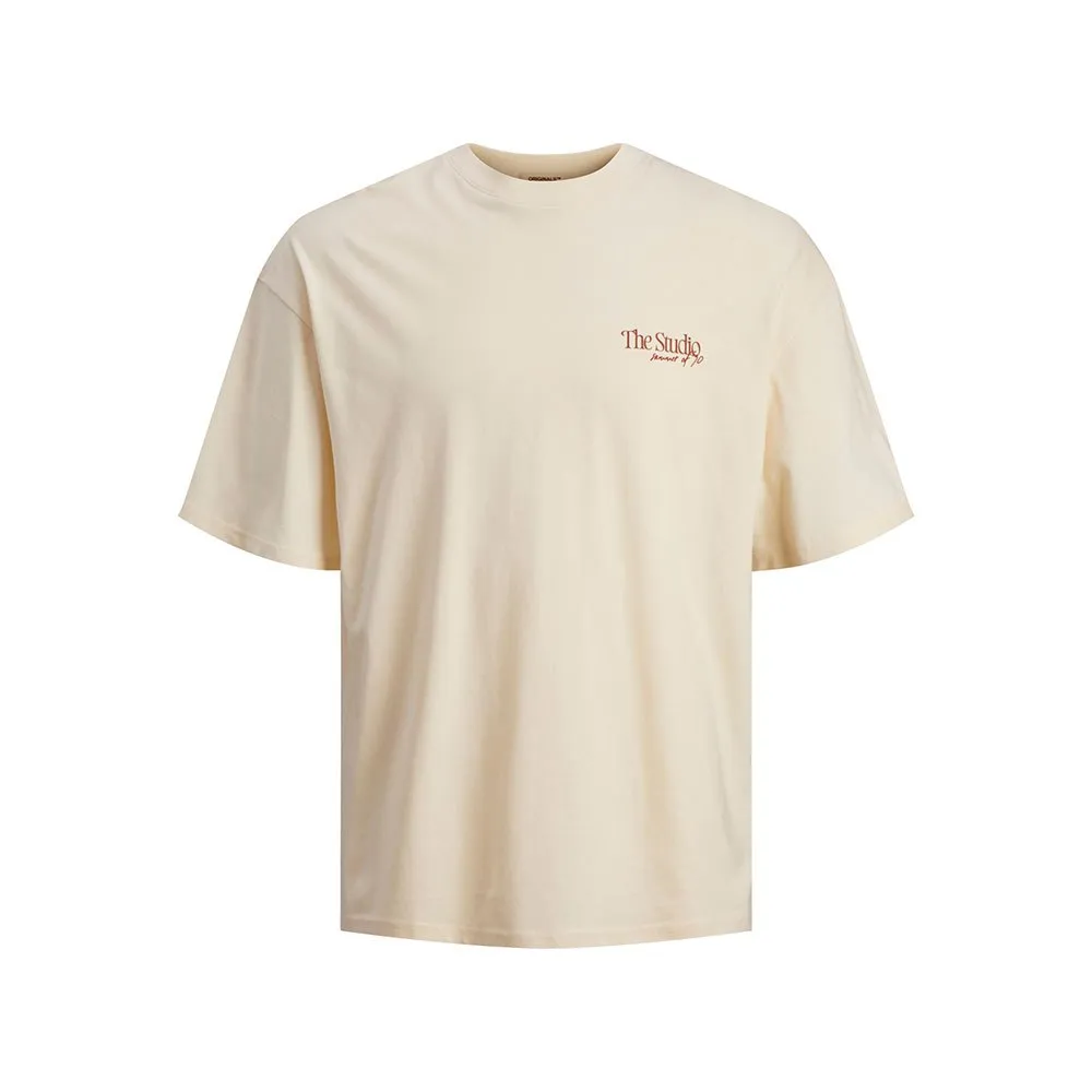 

Футболка Jack & Jones Noto Type Photo, бежевый