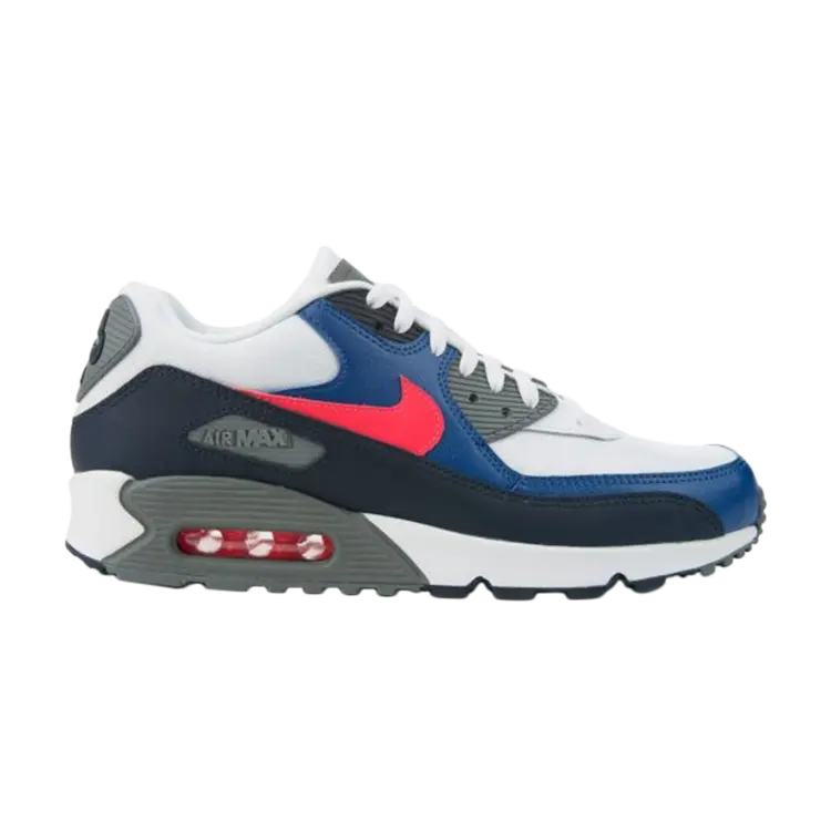 

Кроссовки Nike Air Max 90 Essential 'White Solar Red Obsidian', белый