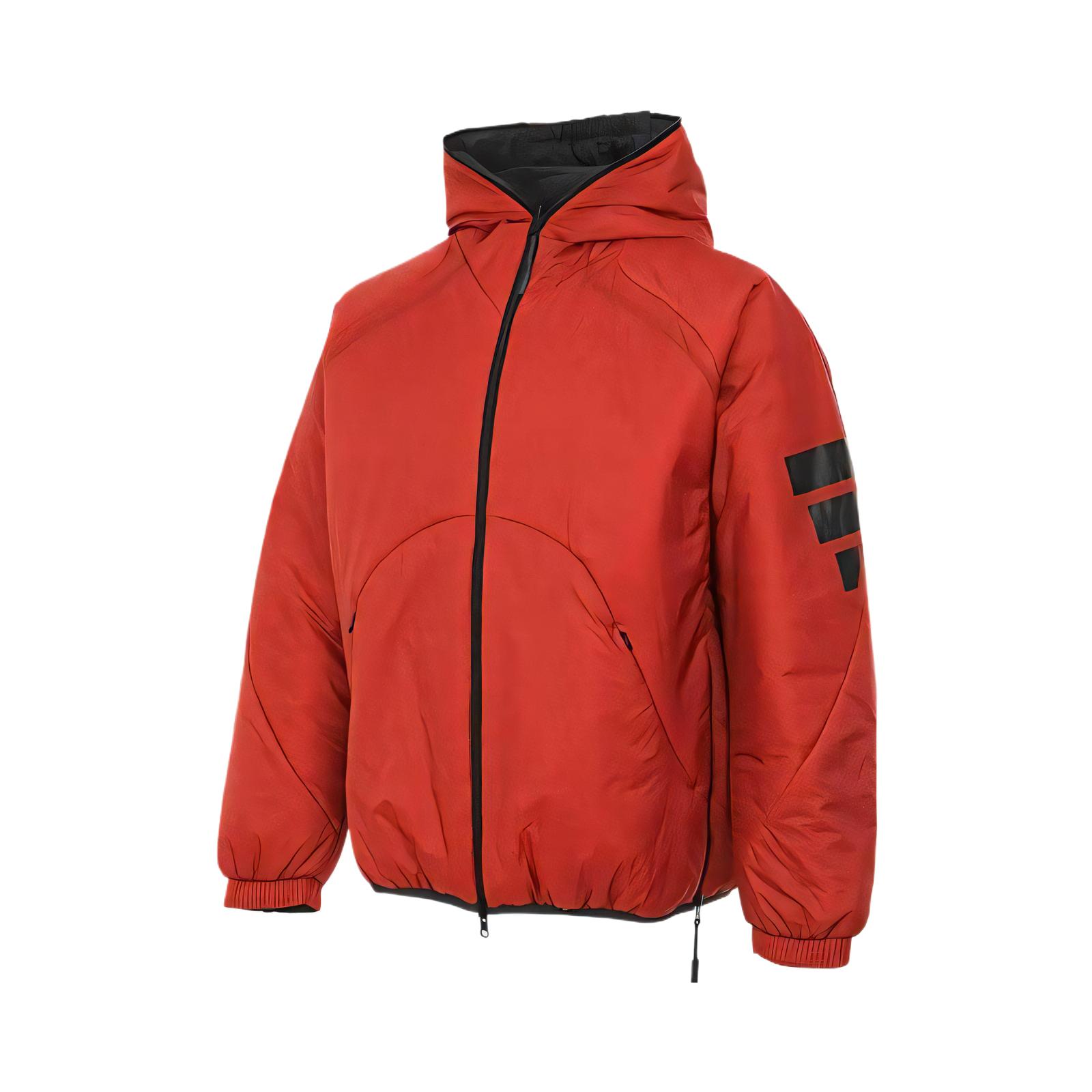 

Adidas Пуховик FUSTL мужской черный красный, Black Red