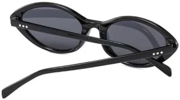 

Модные солнцезащитные очки «кошачий глаз» маленького размера для женщин, градиентные линзы UV400, винтажные заклепки, мужские солнцезащитные очки MTZJH, Leopard Clear