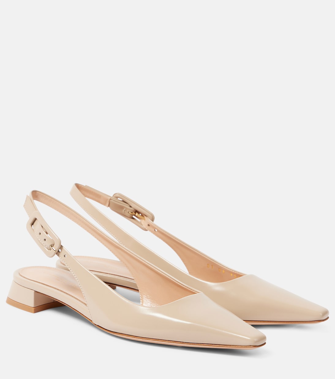 Туфли Lindsay 20 из лакированной кожи с открытой пяткой Gianvito Rossi, Mousse