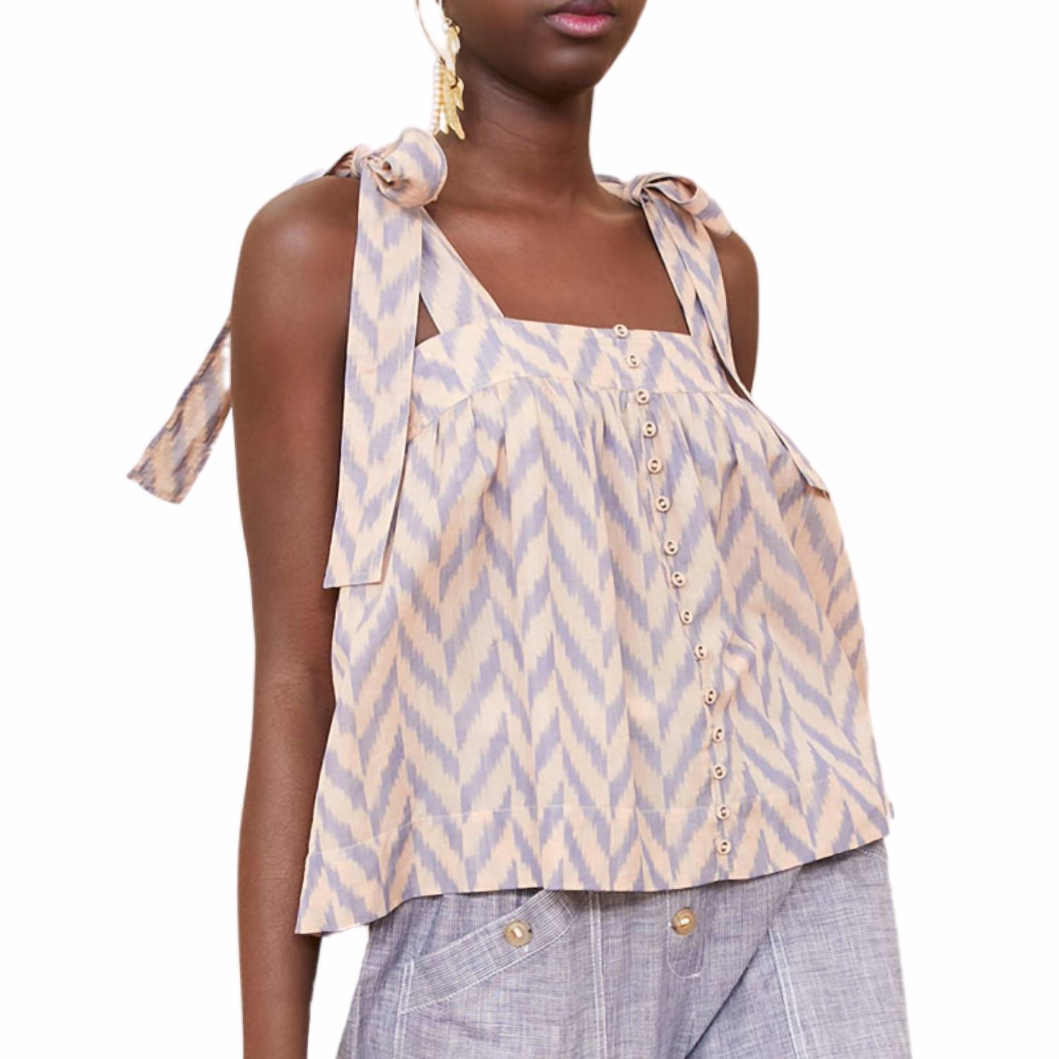 

Топ Iris в цвете береза Ulla Johnson, Birch