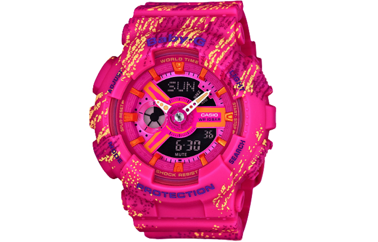 

CASIO Женские розовые часы BABY-G BA-110TX-4A