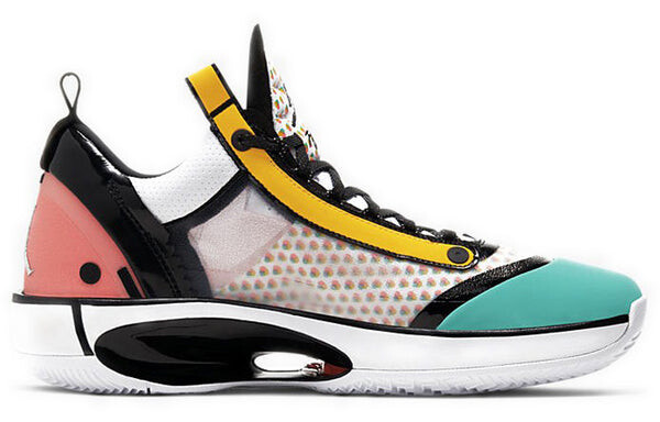 Кроссовки guo ailun x 34 низкие Air Jordan, белый — фото 2
