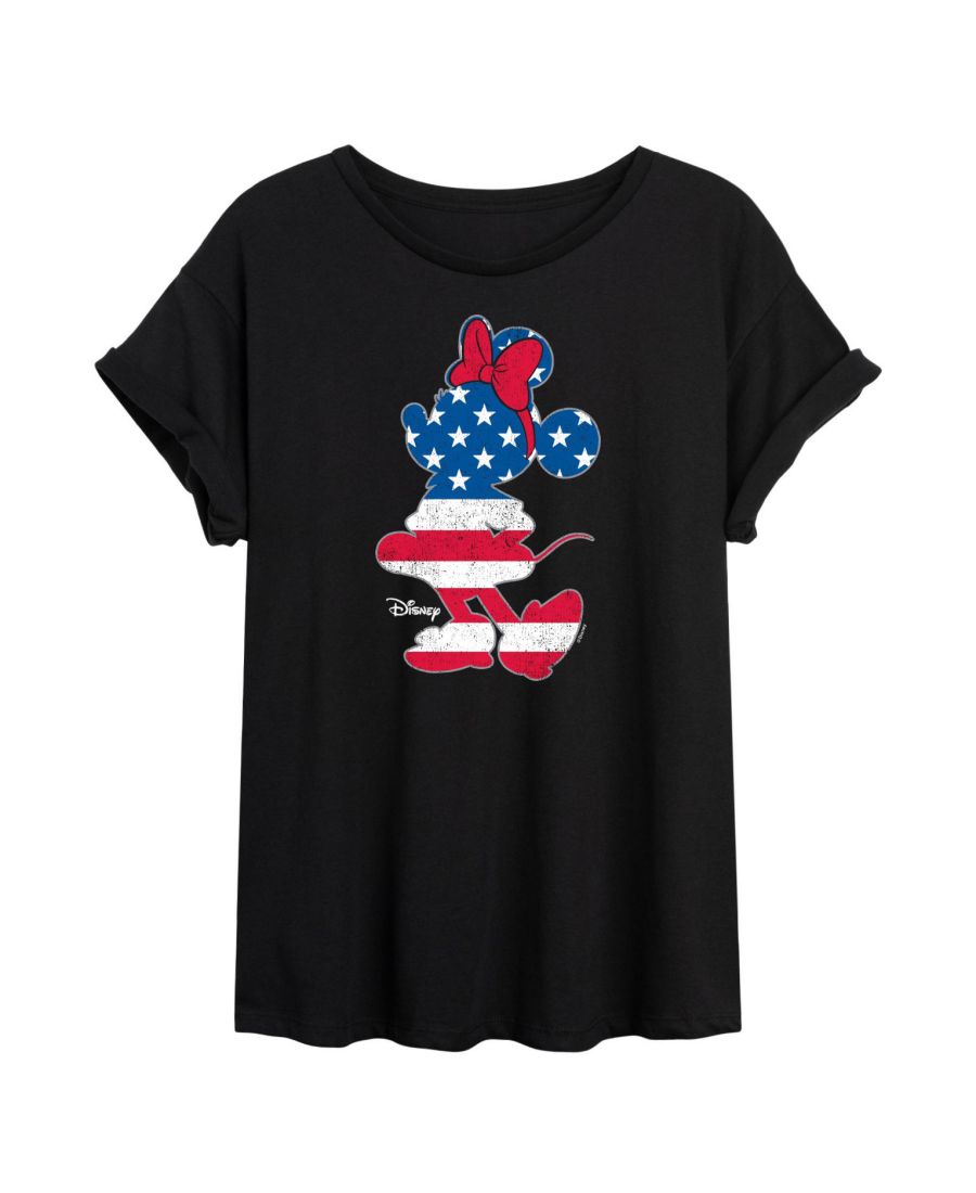 

Модная детская футболка оверсайз с изображением Минни Маус Hybrid Apparel, Black, Черный, Модная детская футболка оверсайз с изображением Минни Маус Hybrid Apparel, Black