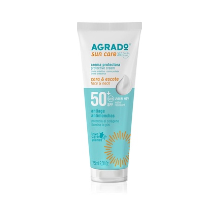 

Крем для лица SPF 50+ Водостойкая веганская формула 75 мл Agrado