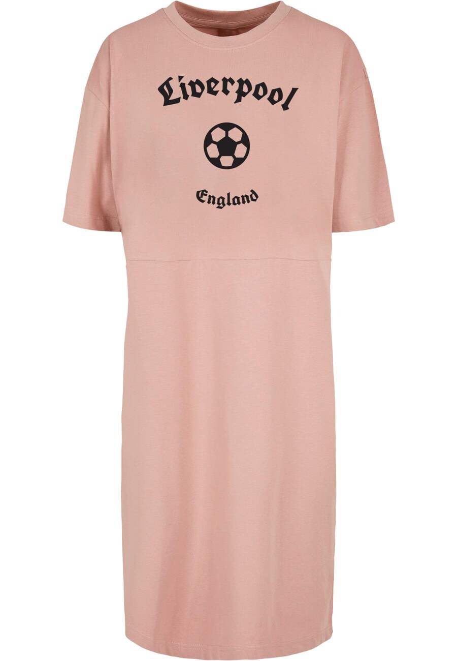 

Платье Merchcode Oversized Dress Liverpool, темно-розовый
