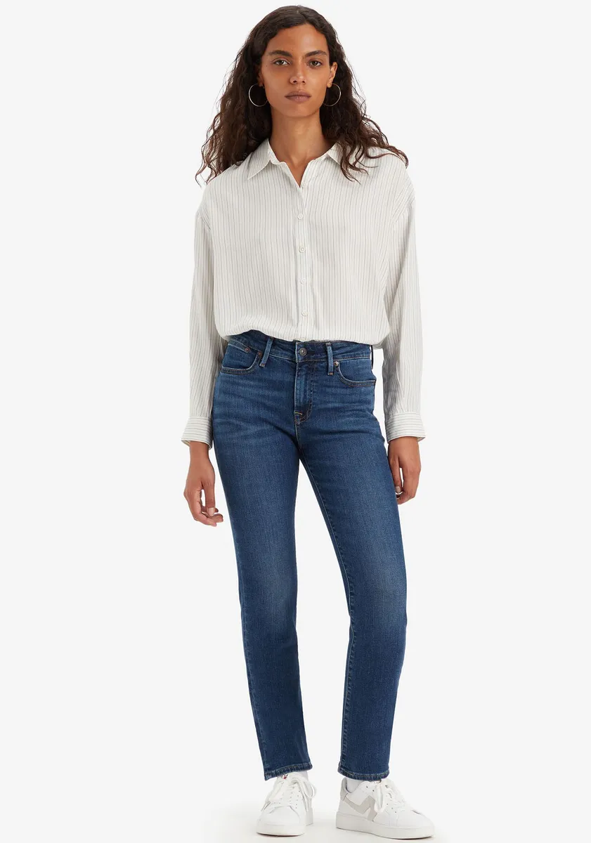Джинсы Levi's узкого кроя "712 SLIM WELT POCKET", цвет Blue Wave Dark — фото 2