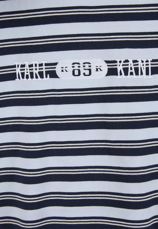 Детская футболка heritage 89 в полоску Karl Kani, Dark Blue Light Blue Off White — фото 3