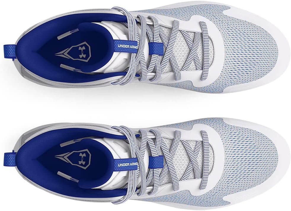 Бутсы для лакросса Under Armour Men's Command Mid с TPU подошвой, белый — фото 3