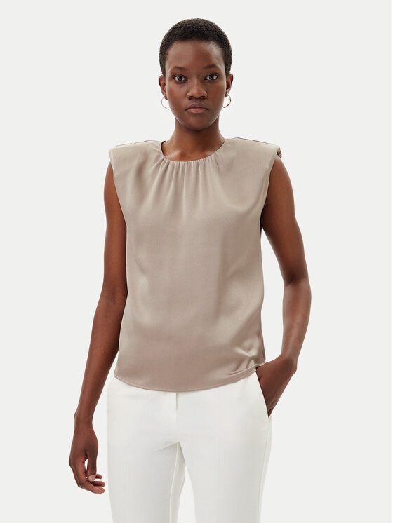 

Блузка обычного кроя 5GGH39 7079A Marciano Guess, бежевый