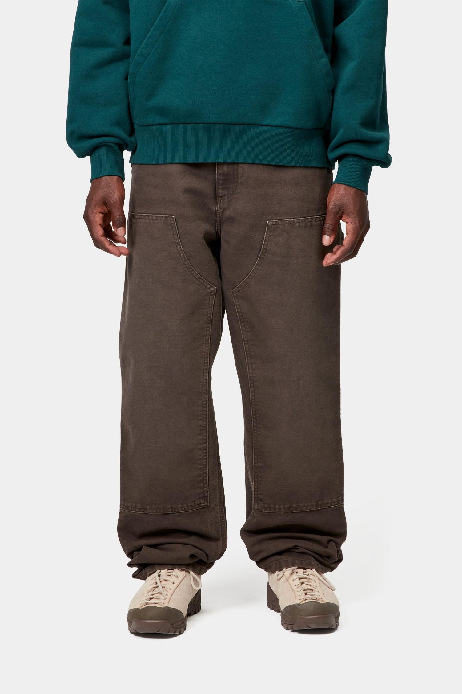 

Брюки Double Knee из Stone Canvas (100% органический хлопок Dearborn Canvas) Carhartt, коричневый