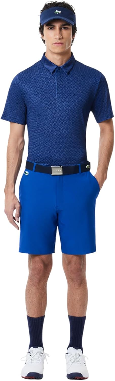 Lacoste мужские шорты для гольфа Ultra Dry, Captain Blue — фото 4